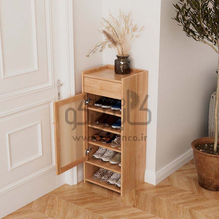 جاکفشی چوبی مدل J1002